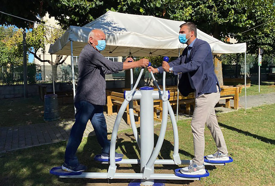 Soci: arriva un nuovo strumento per il fitness nell’area verde della zona artigianale