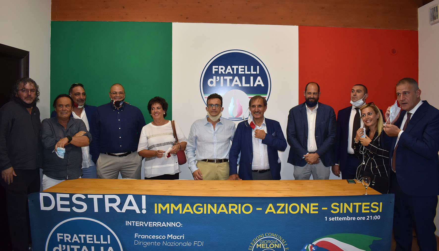Ignazio La Russa ha inaugurato la nuova sede di Fratelli d’Italia in Valdichiana