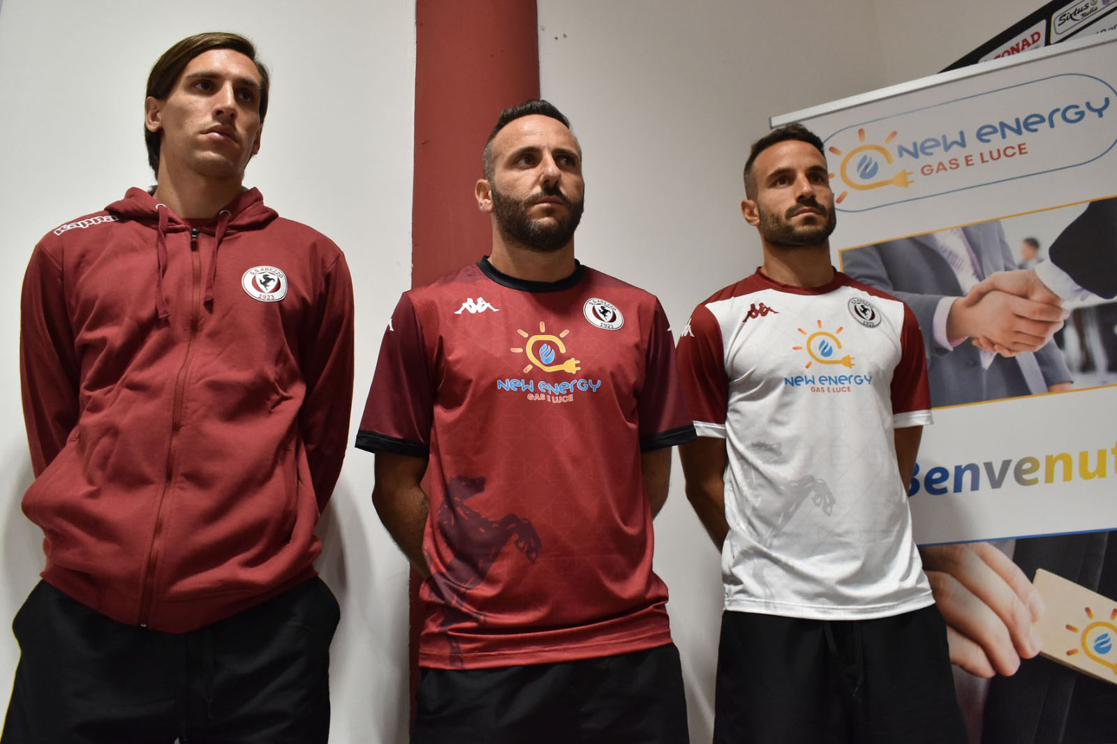 Presentate alla stampa le nuove maglie da gioco della S.S. Arezzo