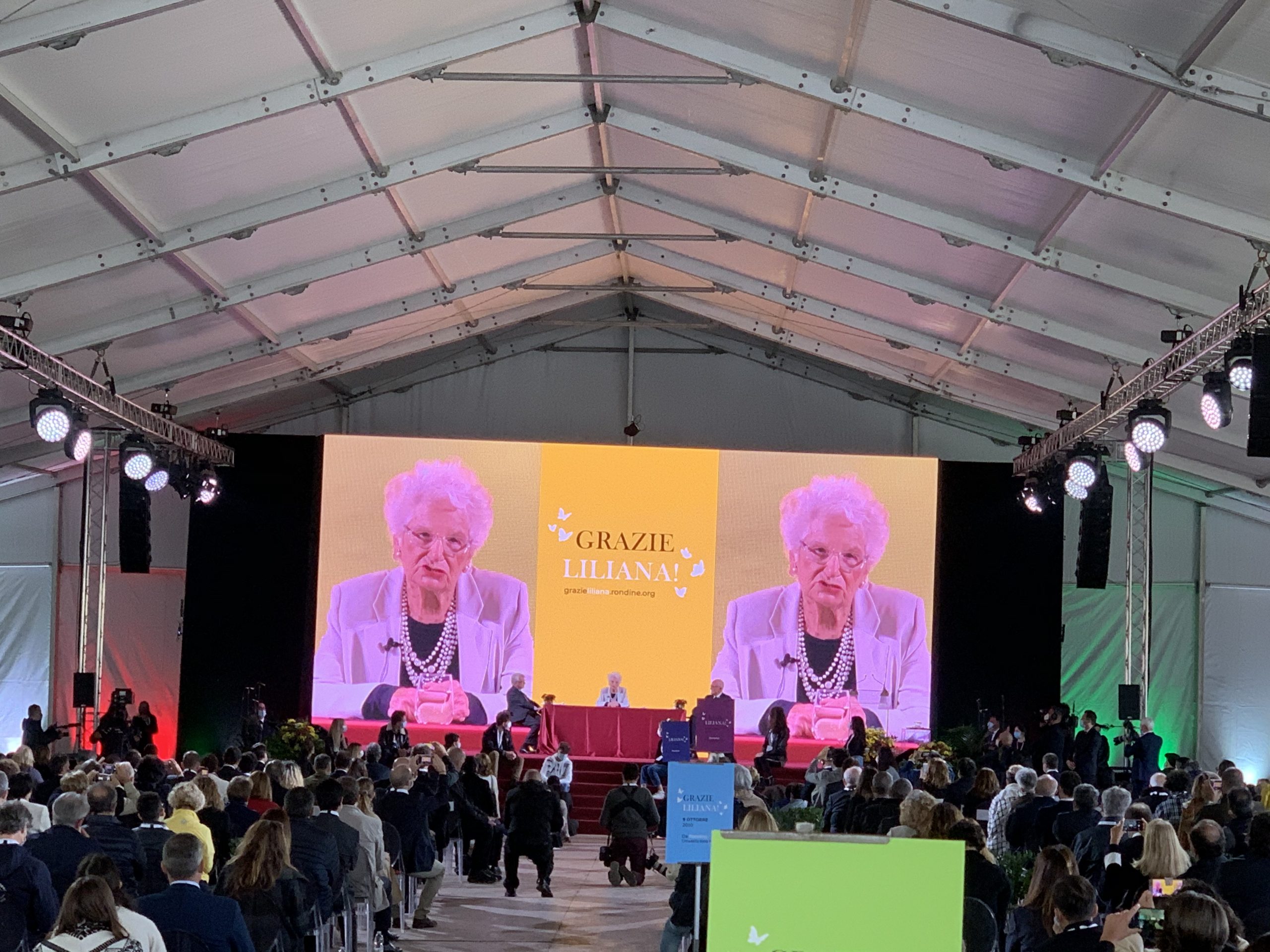 La Senatrice Liliana Segre nel suo ultimo intervento pubblico a Rondine Città della Pace