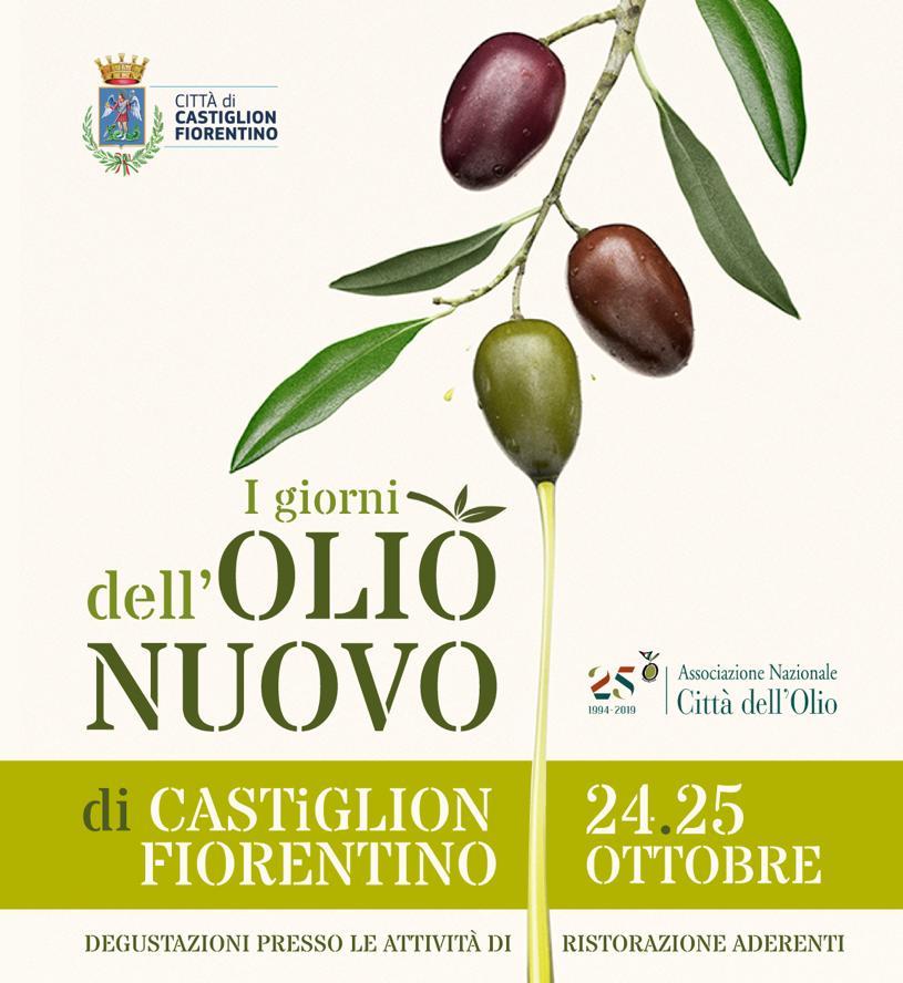 24 e 25 ottobre: i giorni dell’olio nuovo a Castiglion Fiorentino