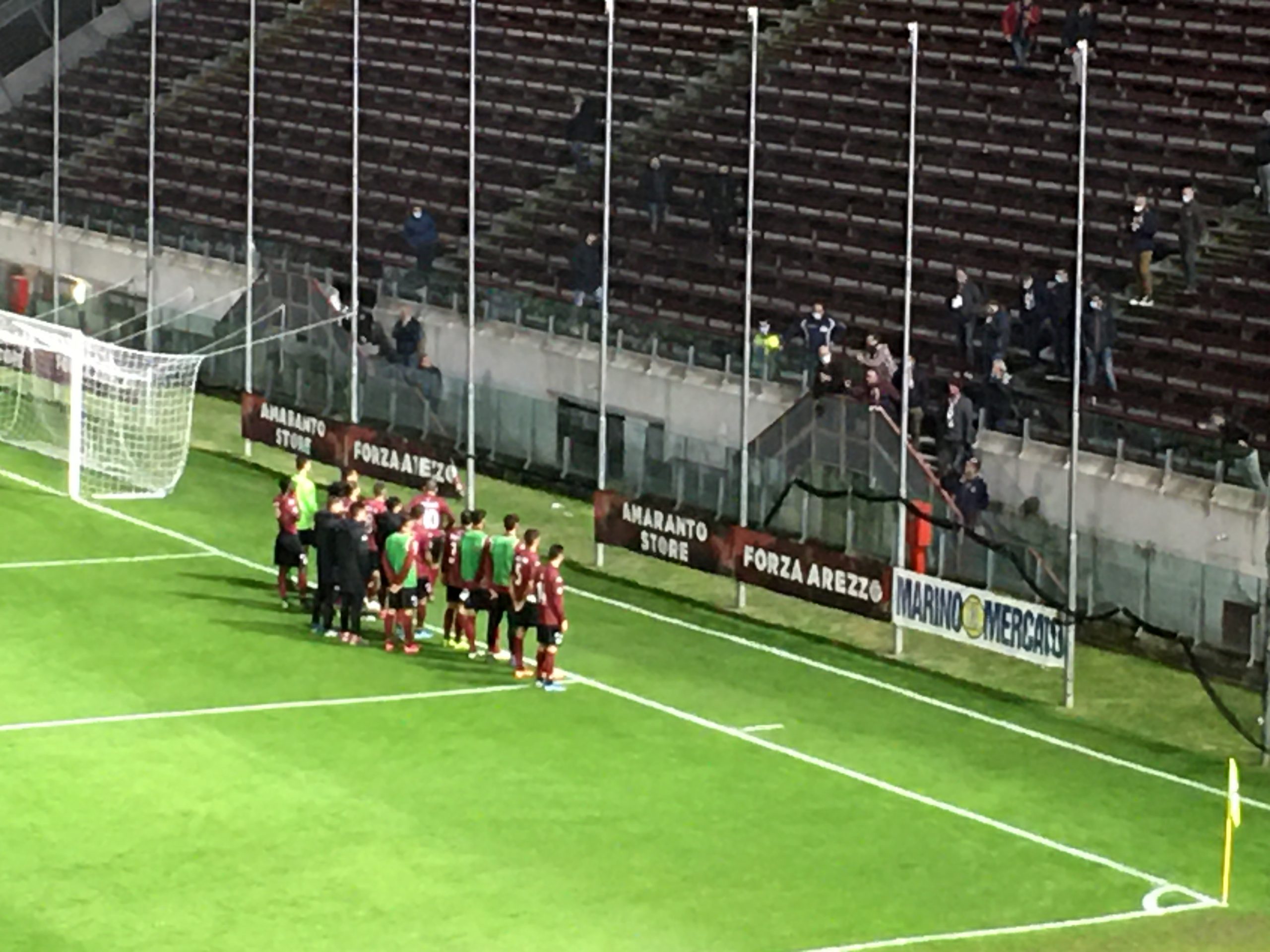 L’Arezzo sprofonda contro il Padova (0-5), quinta sconfitta in sei gare