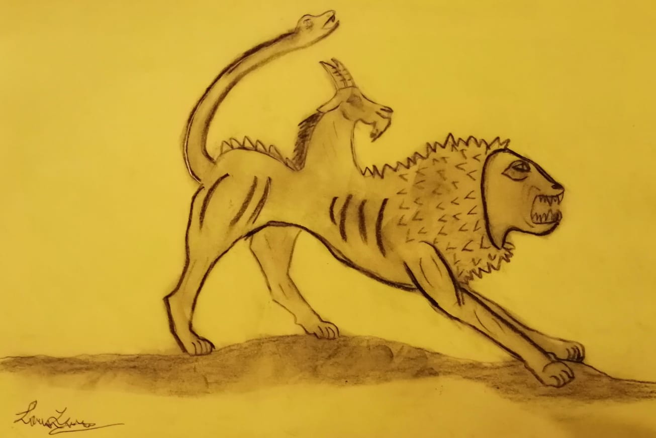 La Chimera di Arezzo ispira l’artista toscana Laura Lorenzini