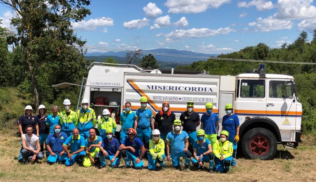 “Io non rischio 2020” con la Misericordia di Monte San Savino e Civitella in Val di Chiana
