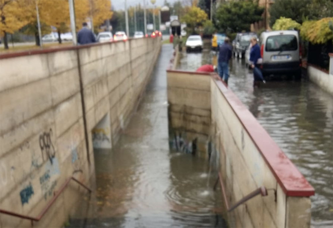 Arezzo sott’acqua: “il battesimo del Ghinelli 2”