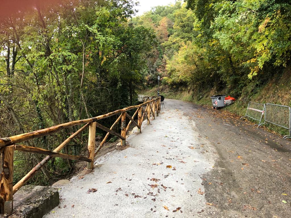 Cantieri in dirittura di arrivo, via Nomi e Montecasale