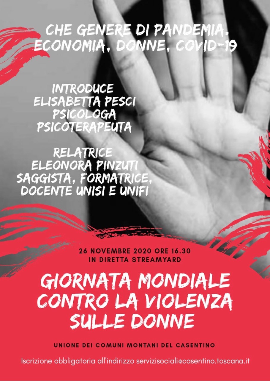 Economia, donne e Covid-19 al centro dell’incontro organizzato dall’Unione dei Comuni Montani del Casentino