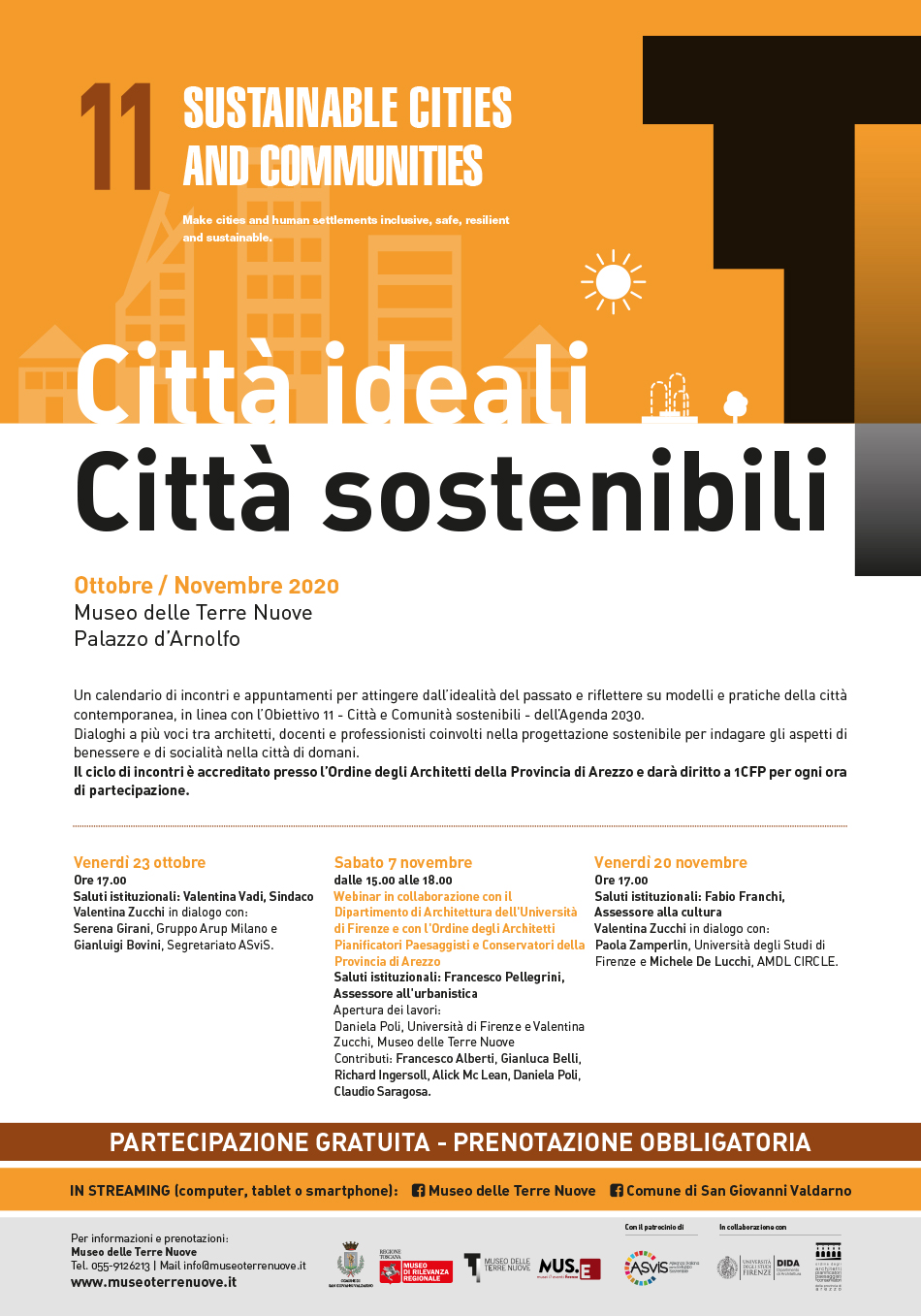 “Città ideali, città sostenibili” a San Giovanni Valdarno