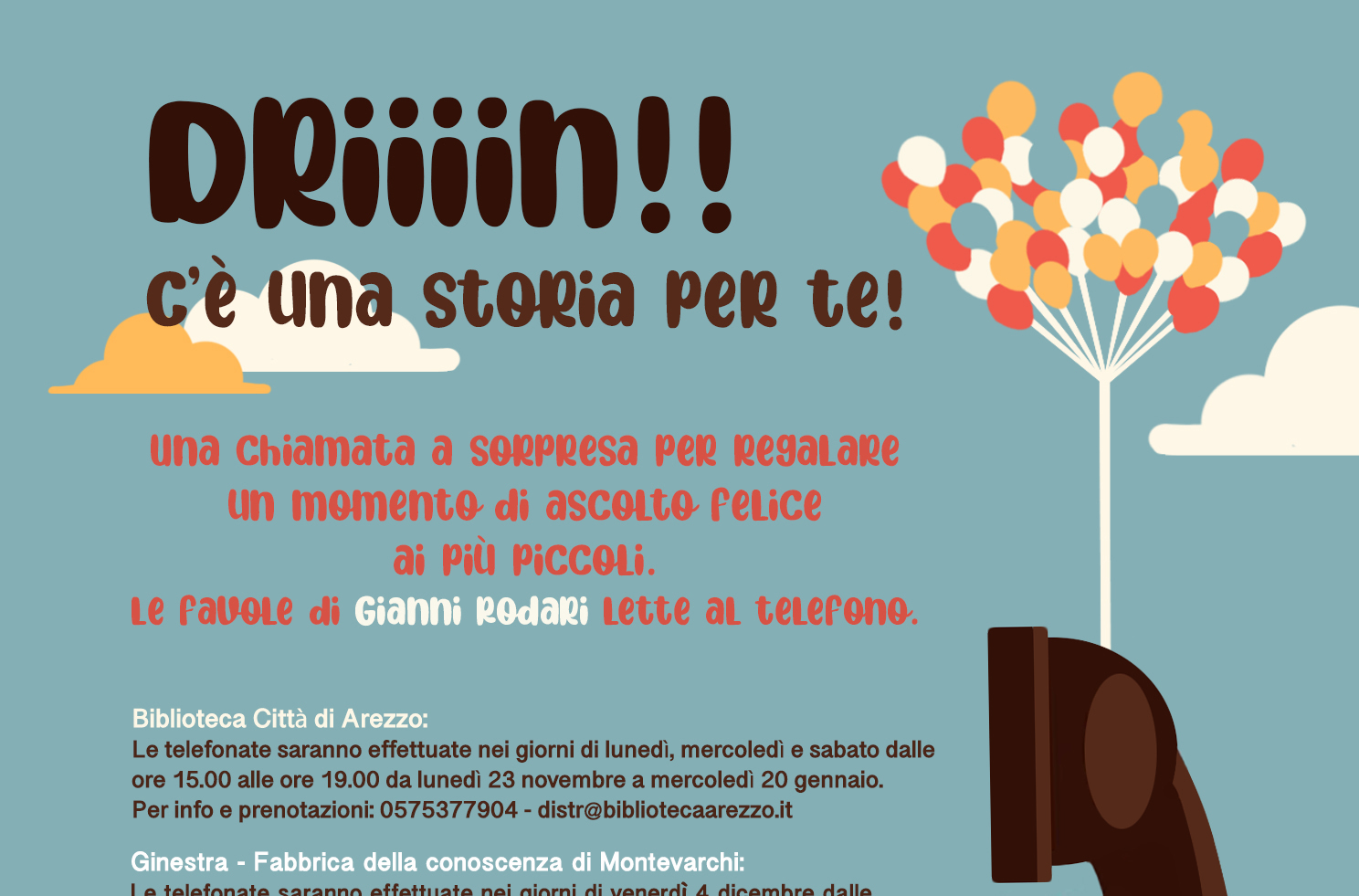 “Driin! C’è una storia per te”