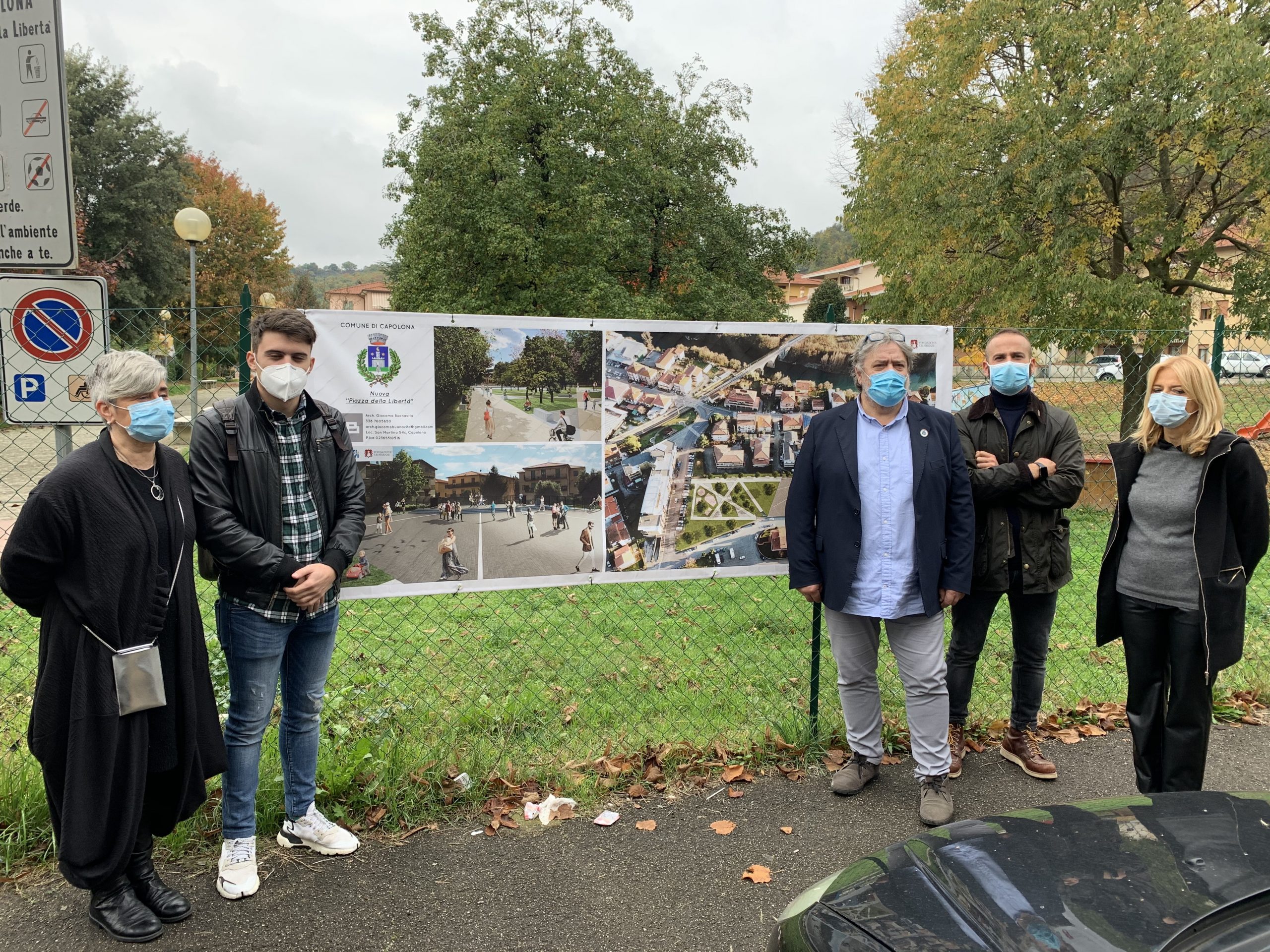 A Capolona presentato il progetto della nuova Piazza Martiri della Libertà
