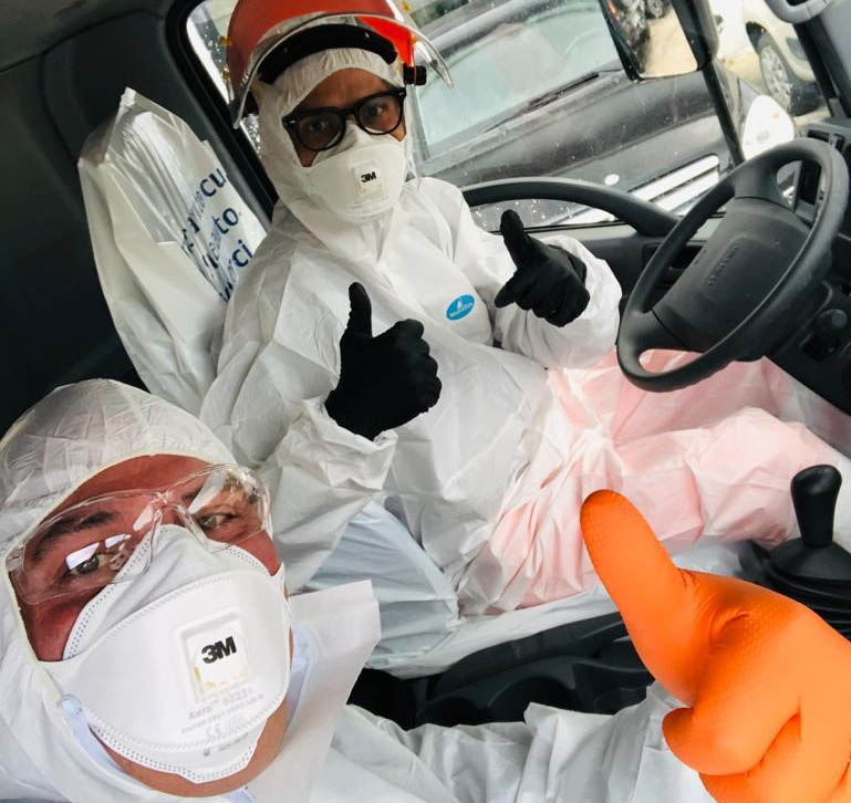 Rifiuti prodotti da cittadini in quarantena