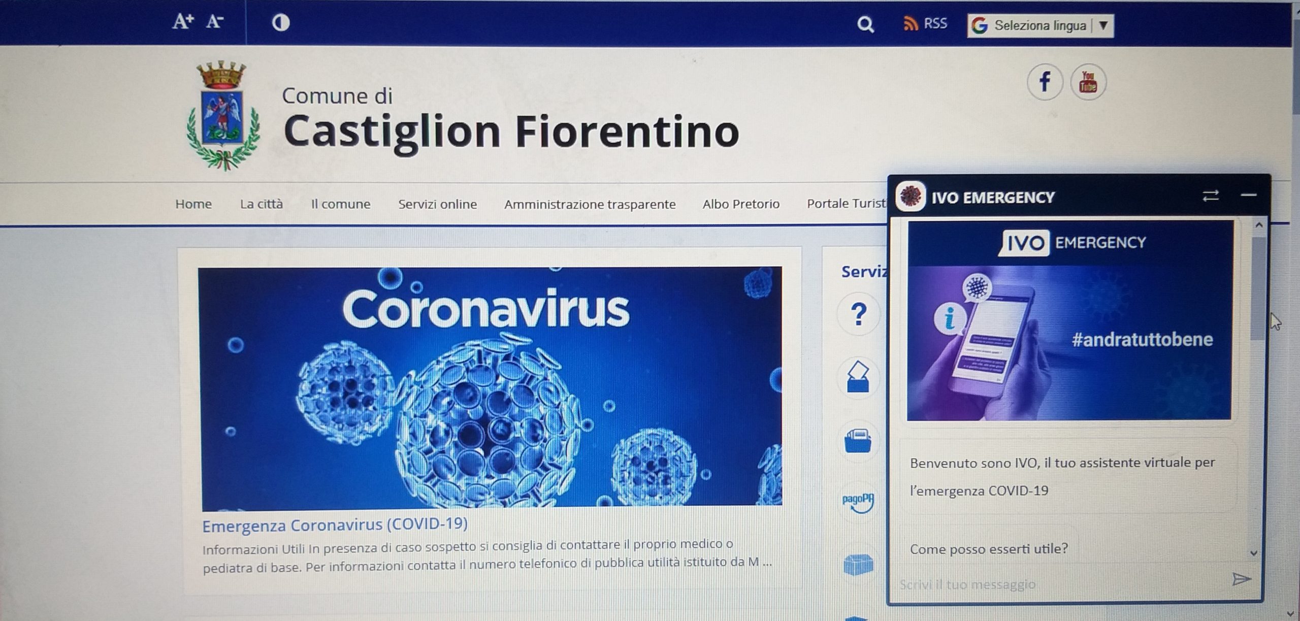 Attivo a Castiglion Fiorentino “IVO Emergency”