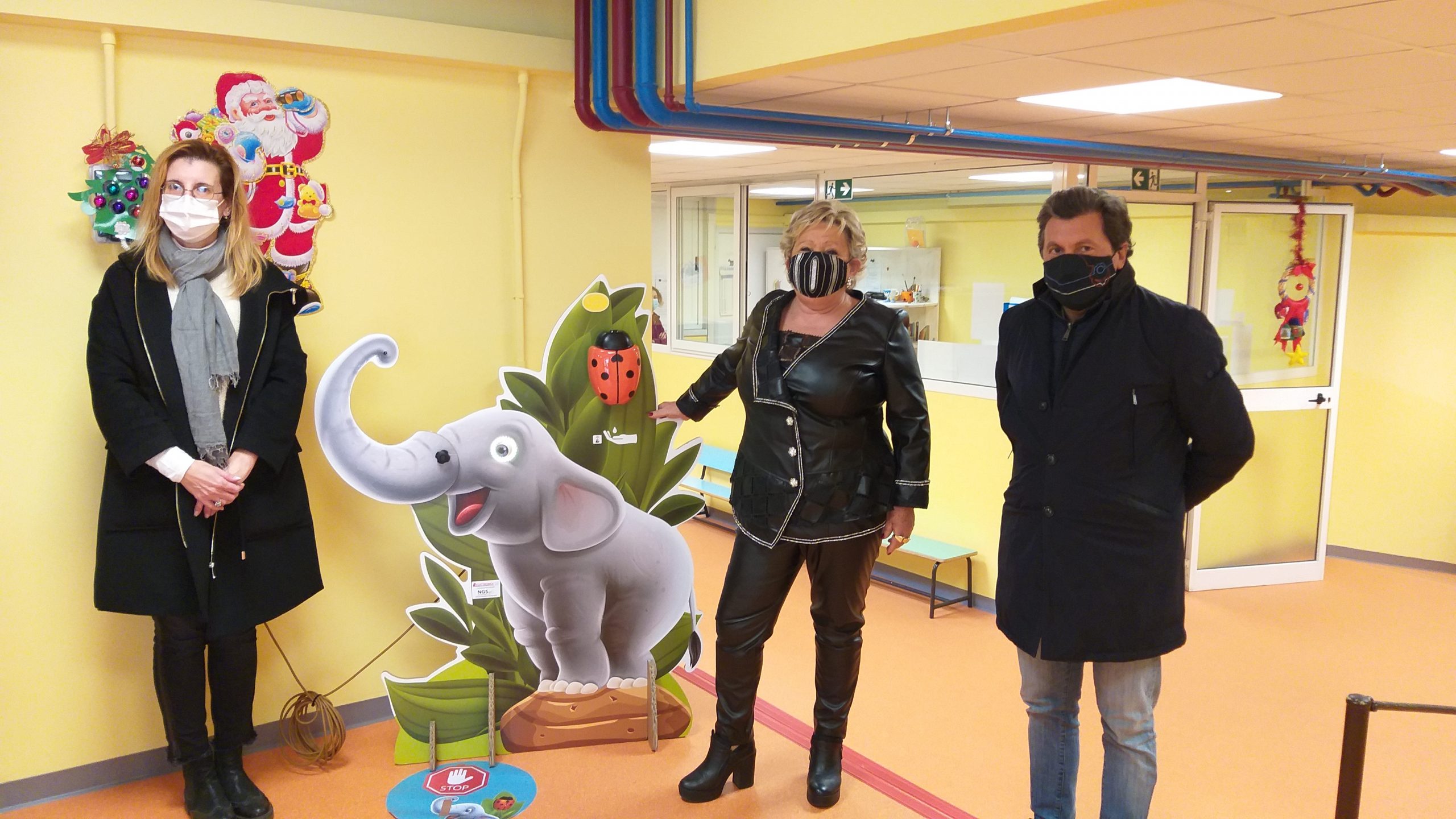 Donati dall’associazione A.I.LI.BE. 5 termo scanner a forma di elefantino Dumbo alle scuole dell’infanzia