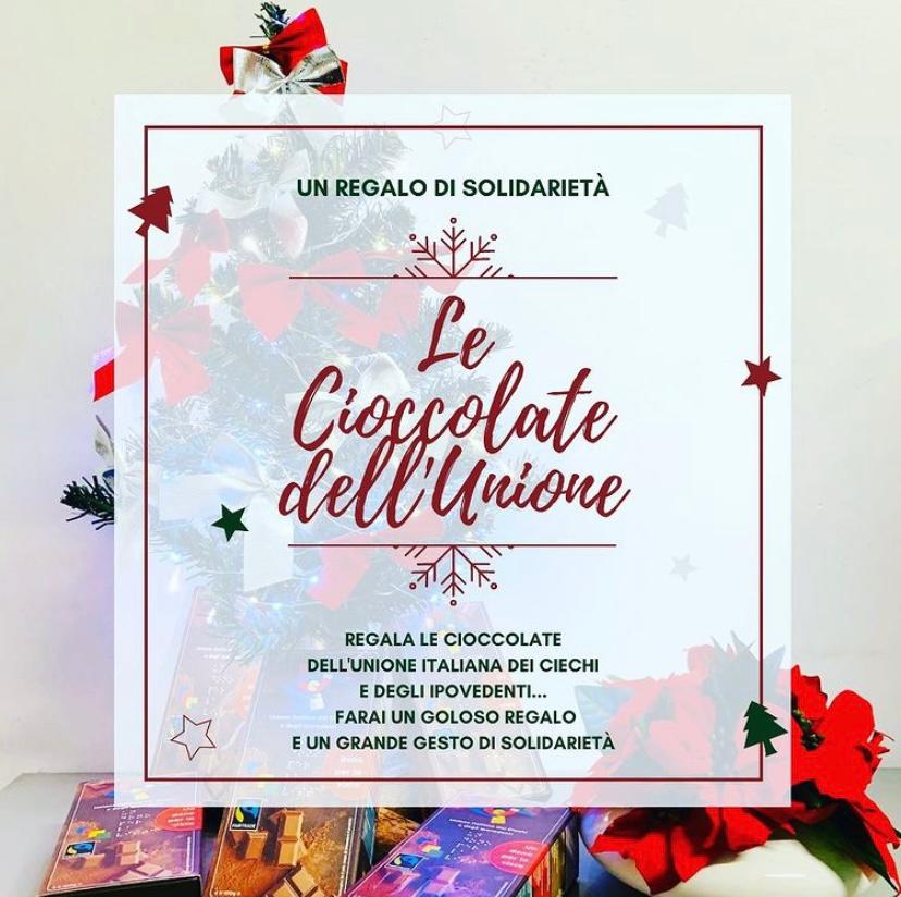 Una tavoletta di cioccolato per aiutare l’Unione Ciechi