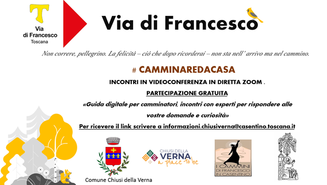 Una serie di incontri ideati dal comune di Chiusi della Verna per promuovere l’iniziativa “La Via di Francesco”