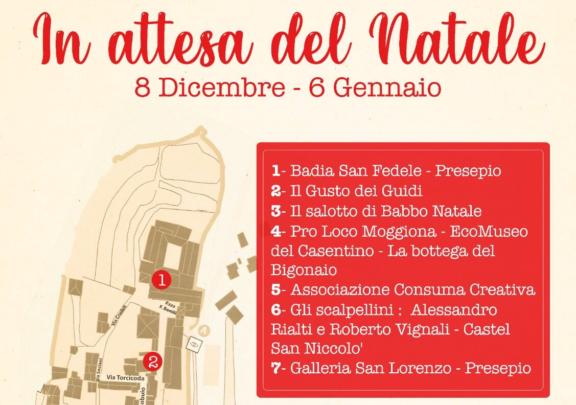 “In attesa del Natale “ la Proloco Centro storico Poppi accende il borgo