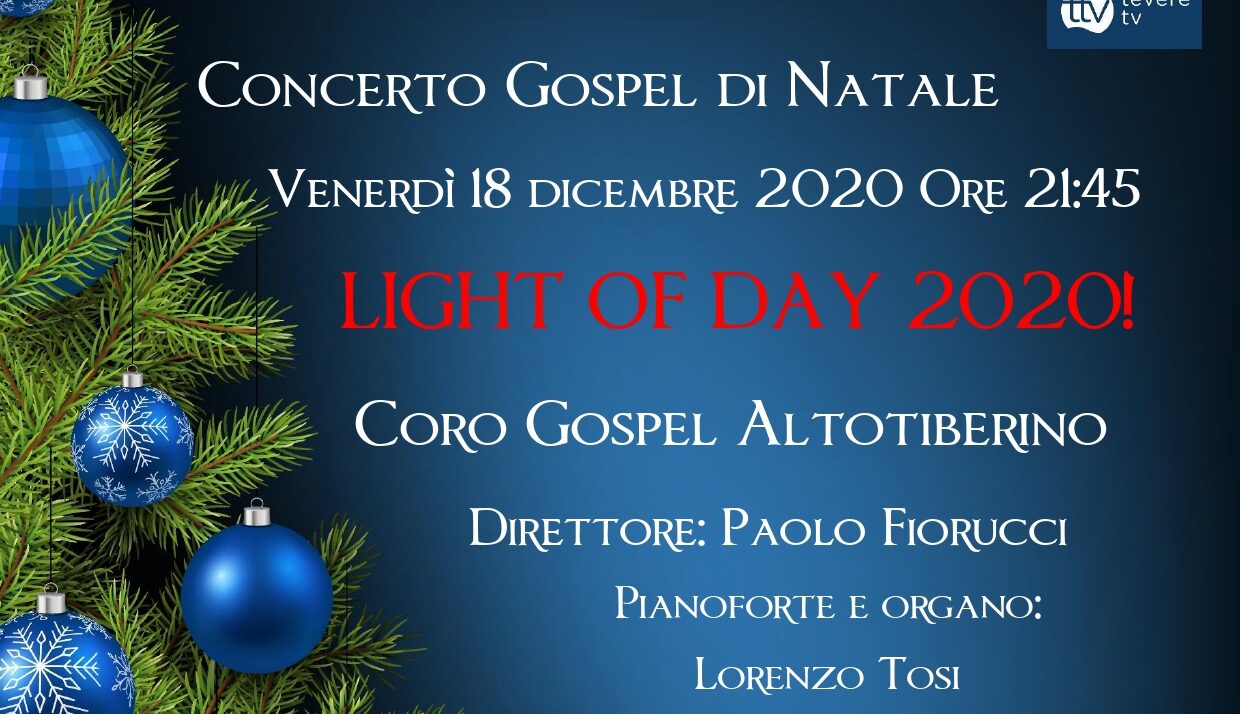 Sansepolcro: Il concerto Gospel si farà… ma in tv
