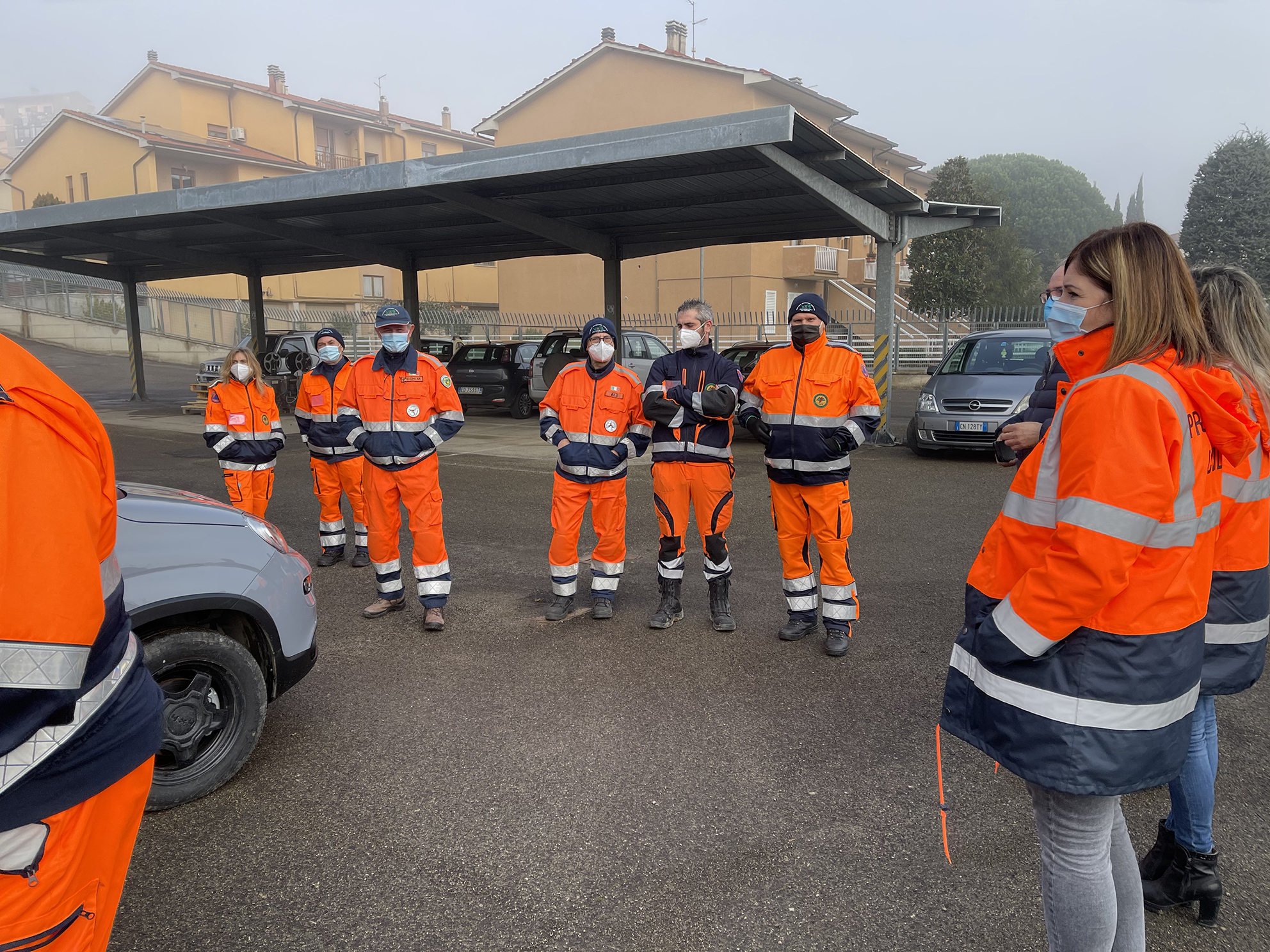 Cortona, una nuova base logistica per i mezzi della Protezione civile