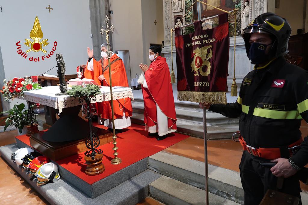 I Vigili del Fuoco festeggiano la Santa Patrona Barbara da Nicomedia