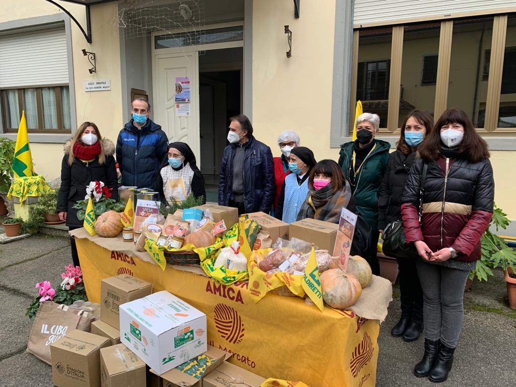 Solidarietà, Coldiretti in campo per la scuola di Rigutino