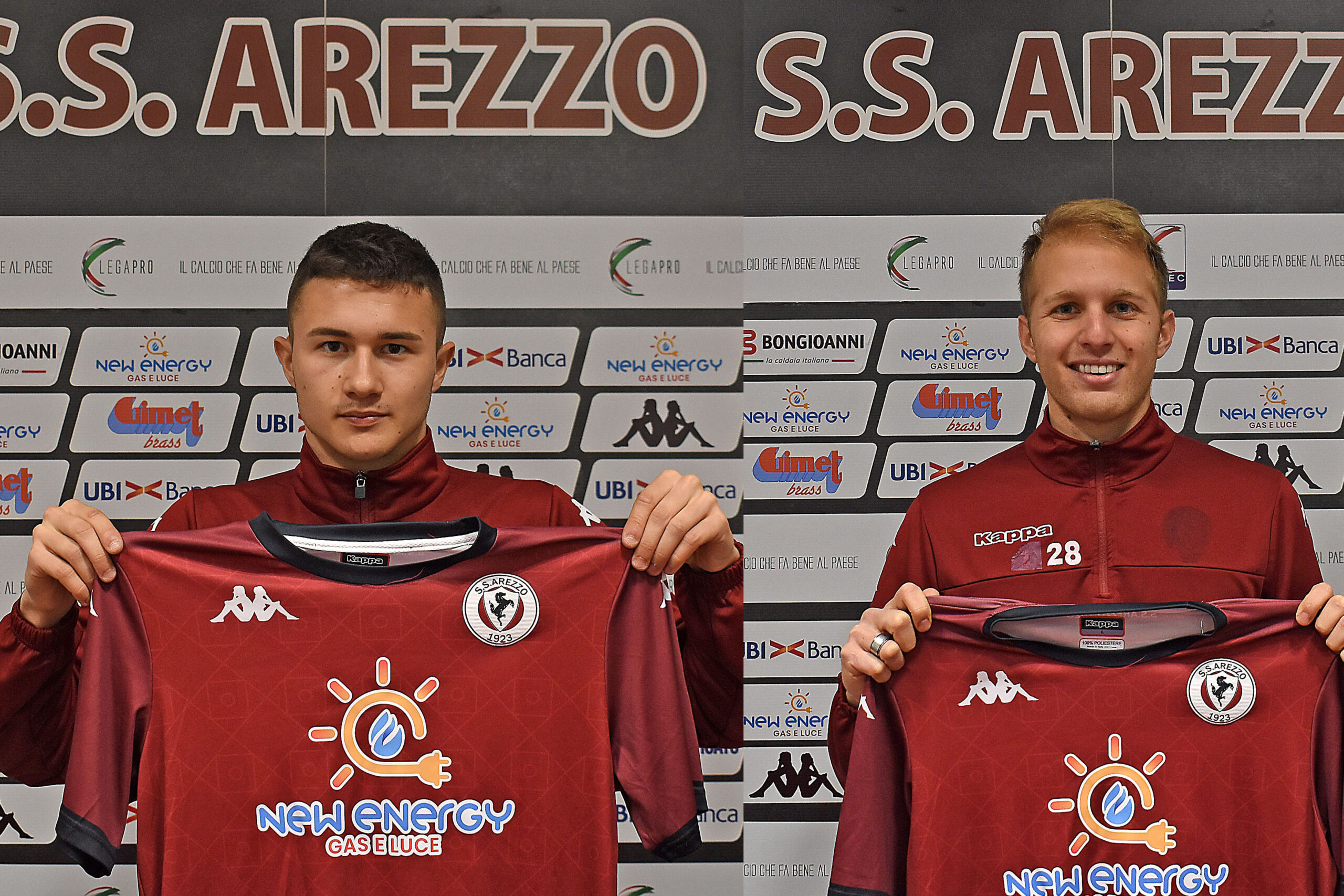 S.S. Arezzo: Mauro Zitelli e Daniele Iacoponi vestono l’Amaranto