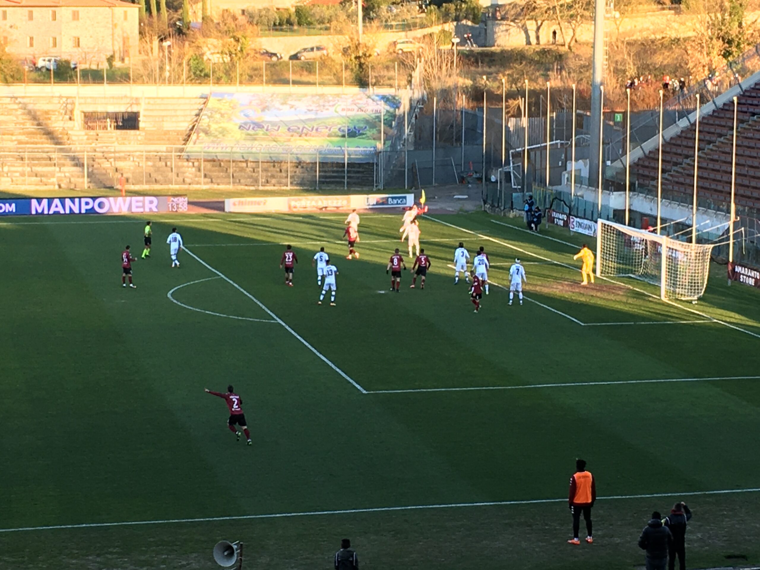 Undicesima sconfitta, l’Arezzo cade in casa contro il Cesena (0-2)