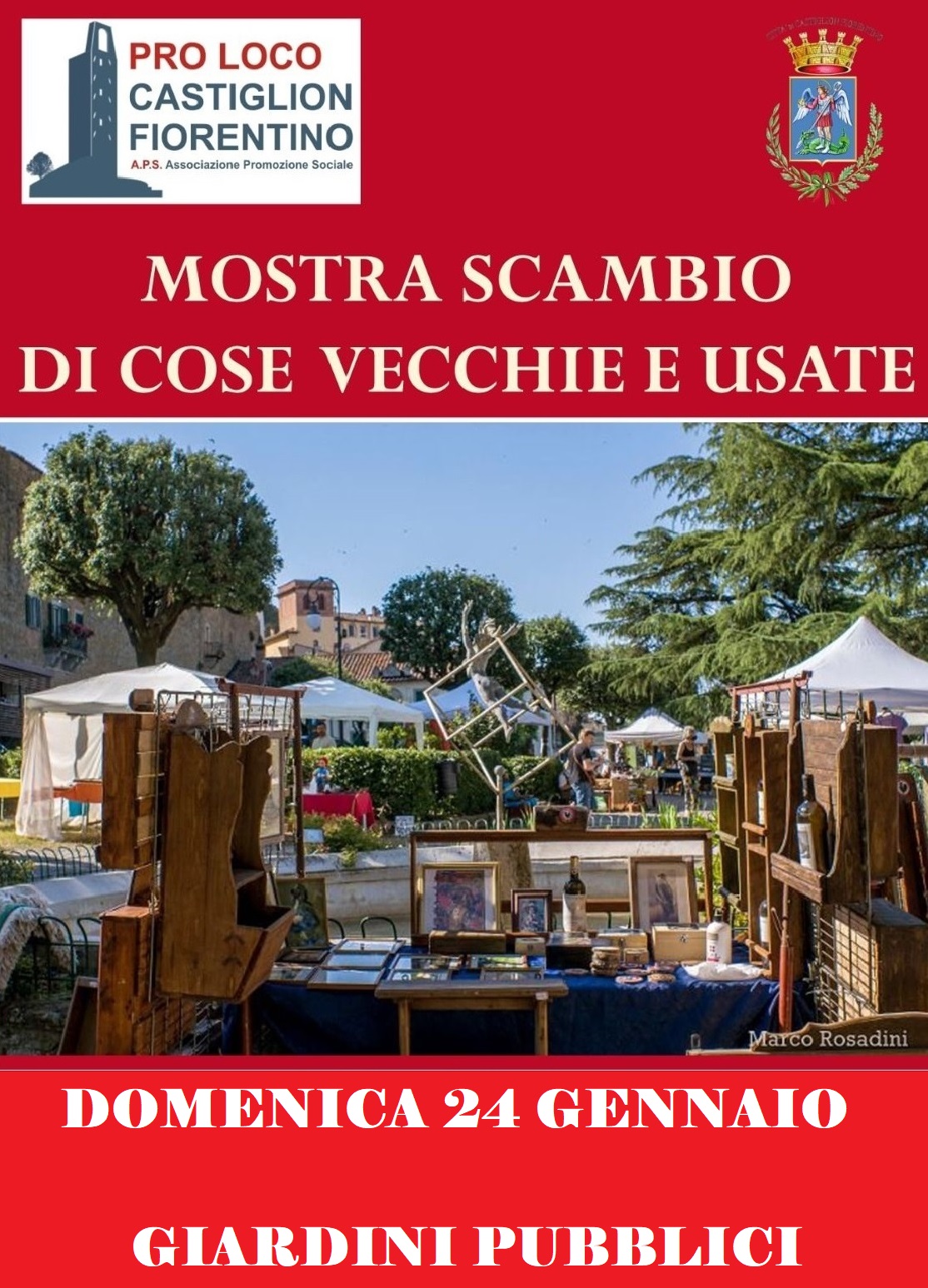 Domenica la prima edizione del 2021 della “Mostra Scambio di cose vecchie e usate”