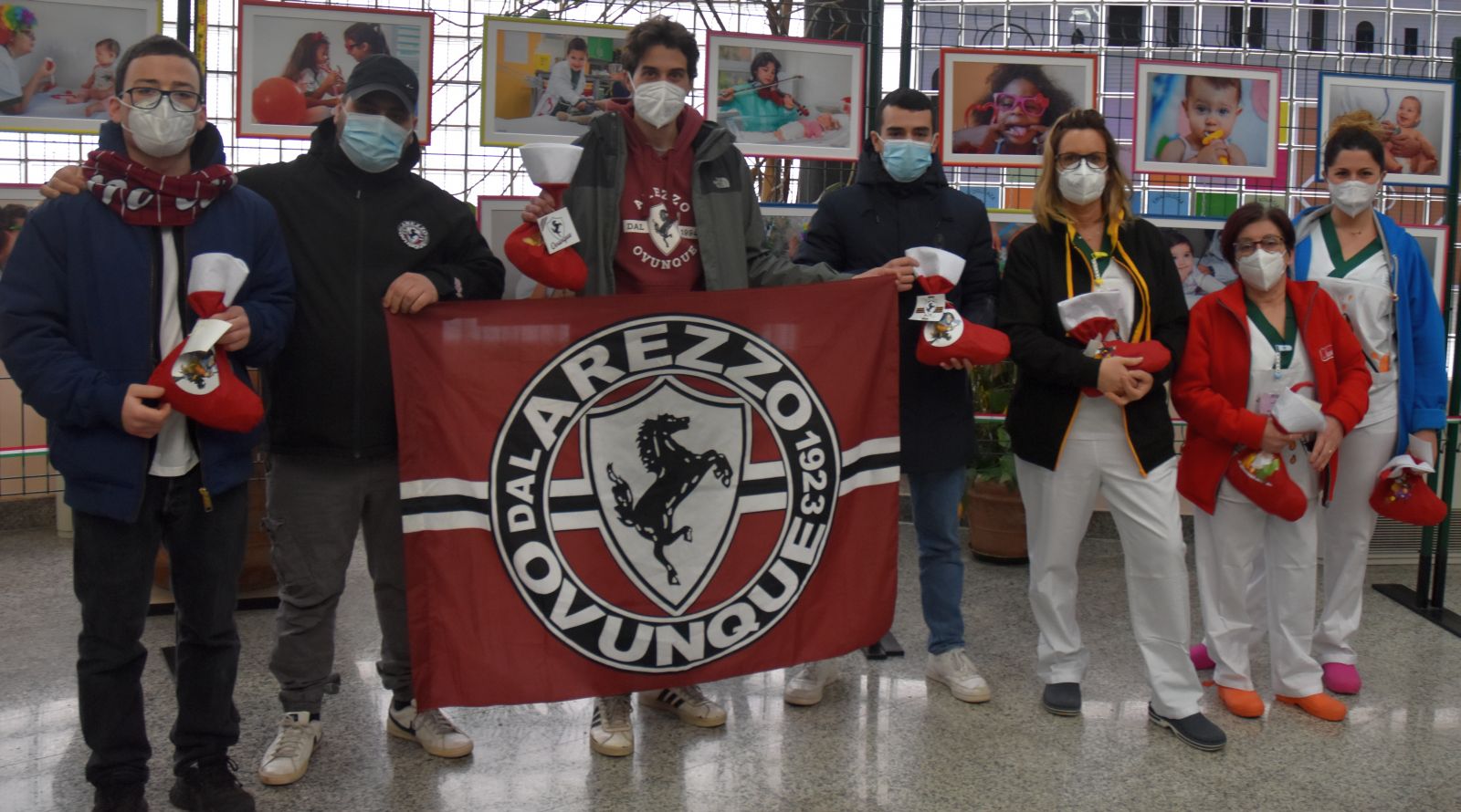 “Arezzo Ovunque 1994” tifa per i bambini di pediatria