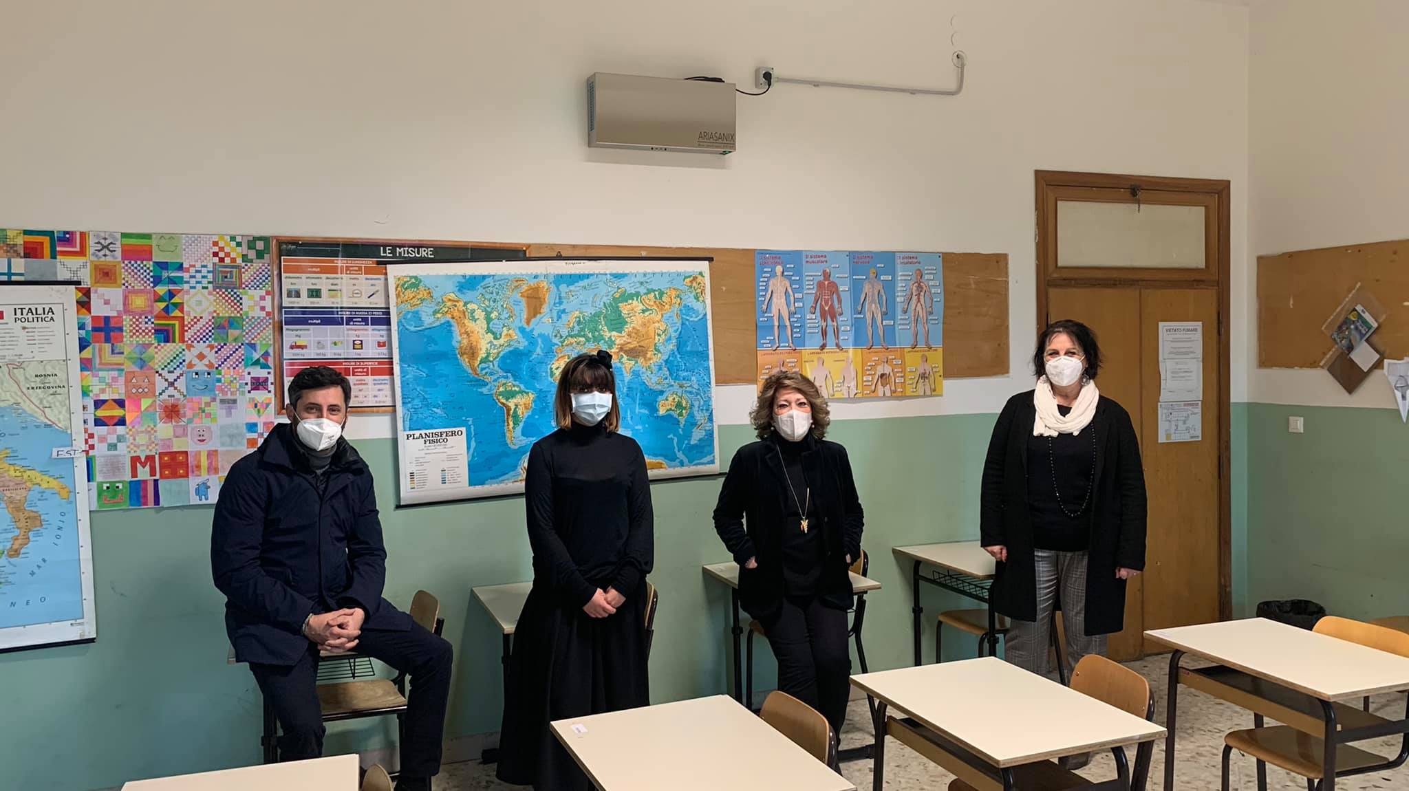 Monte San Savino: installati gli impianti Ariasanix nelle scuole