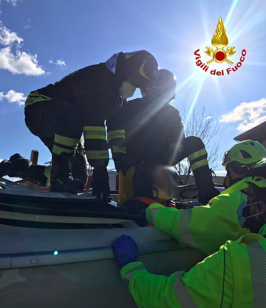 Scontro tra due auto a Loro Ciuffenna, due le persone ferie