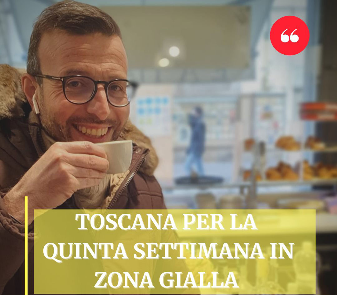 Antonio Mazzeo: “la Toscana resta in zona gialla per la quinta settimana consecutiva”