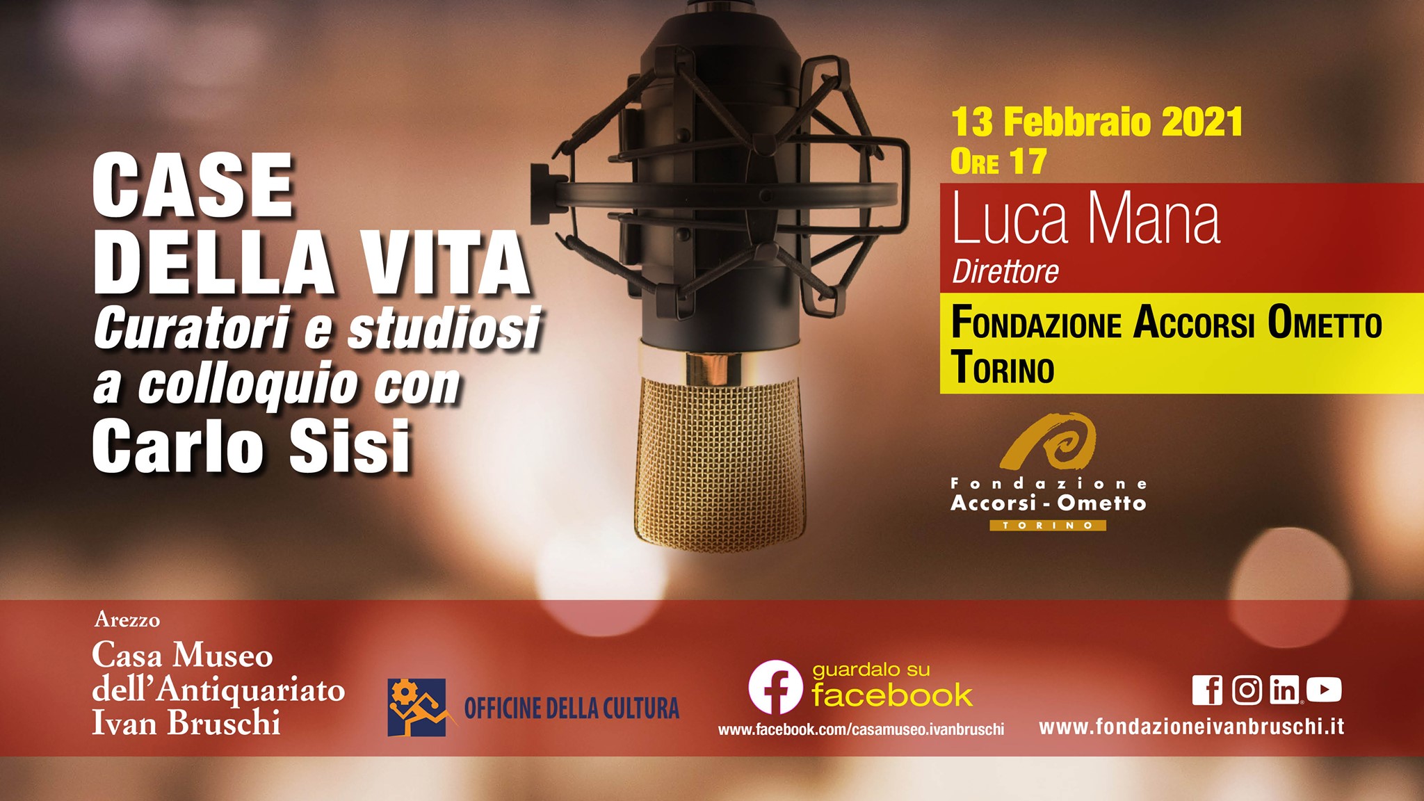 Il “mobile più bello del mondo”: lo illustrerà sabato 13 febbraio il Direttore della Fondazione Accorsi Ometto di Torino