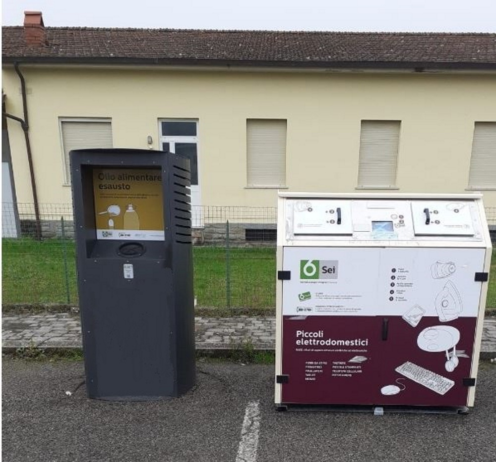 A Loro Ciuffenna si potenzia la differenziata: ecco i nuovi contenitori per l’olio alimentare esausto e i RAEE