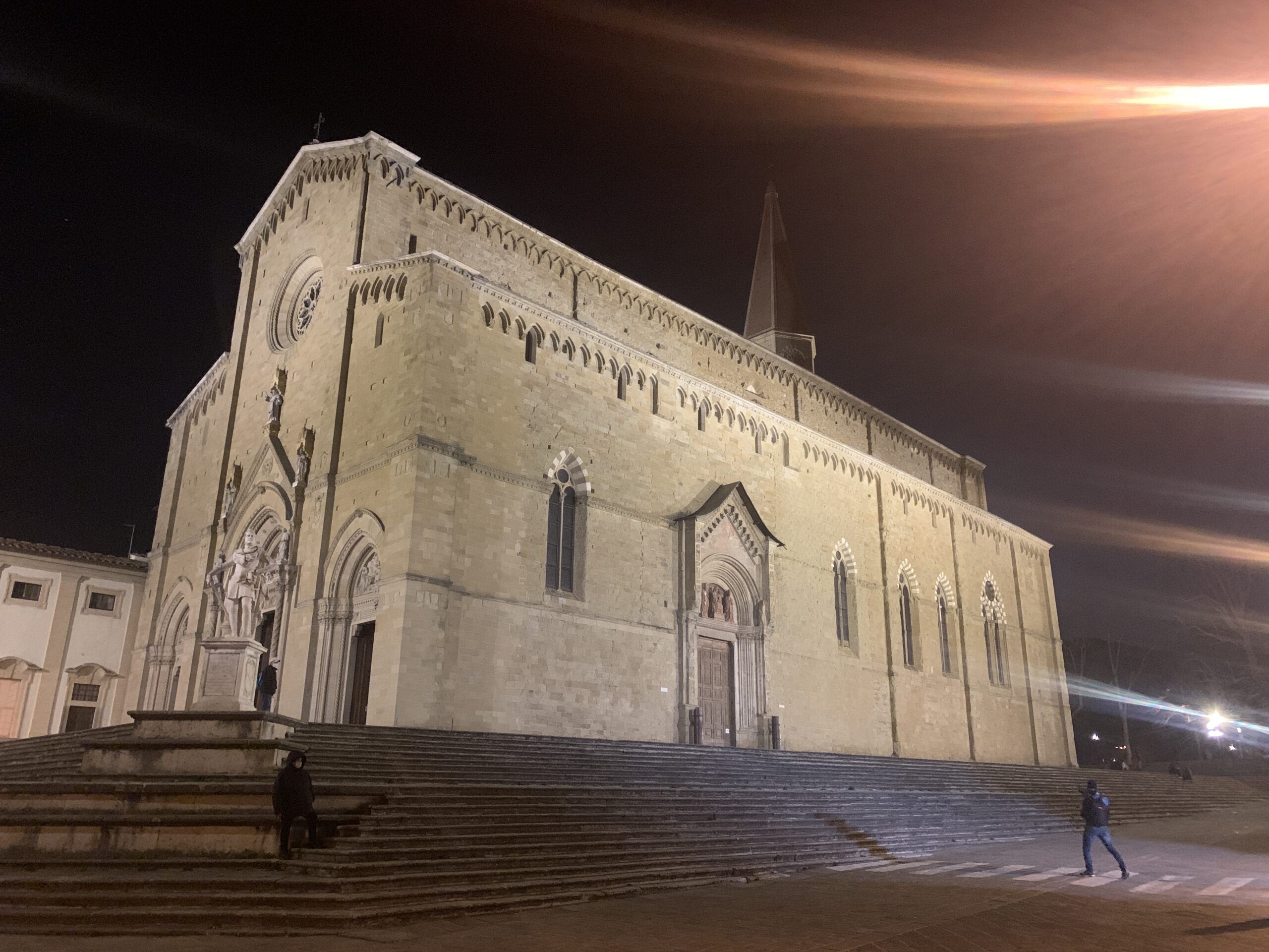 Impianto di illuminazione del Duomo, la soddisfazione del Lions Club Arezzo Host – FOTO