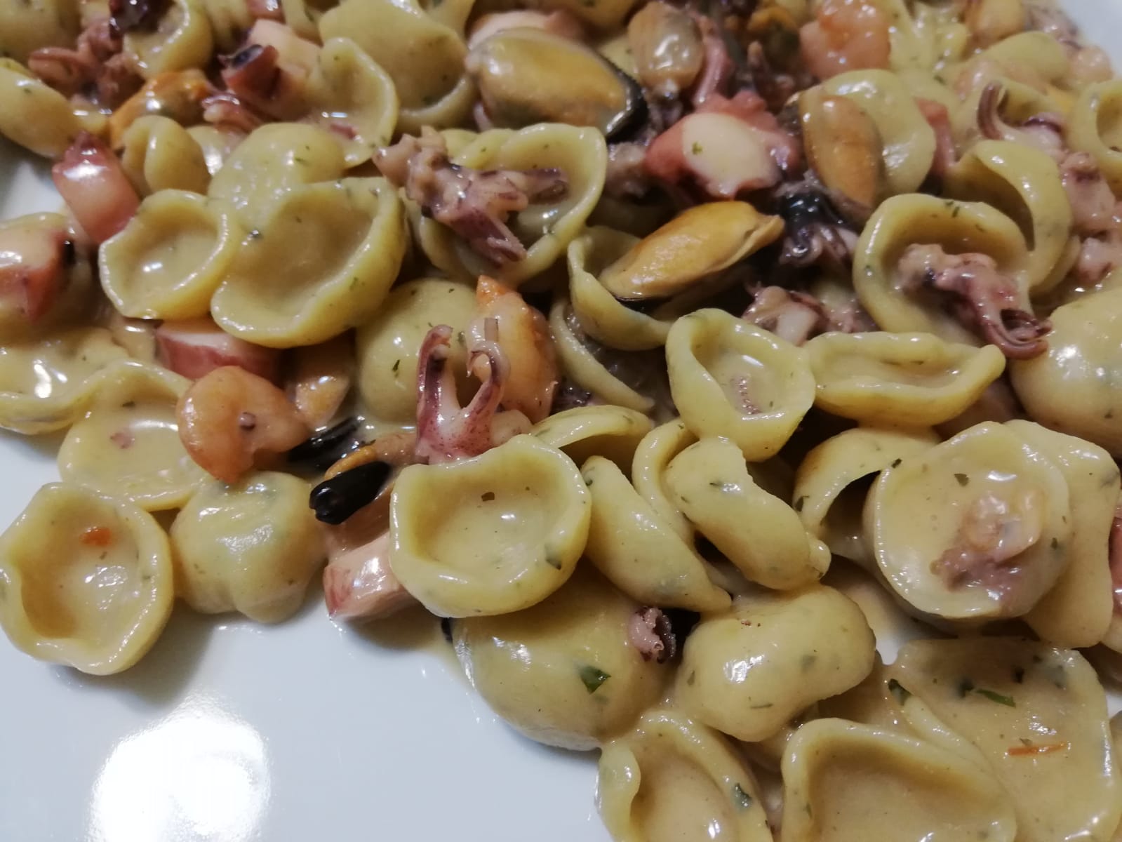 Orecchiette rustiche alla menta