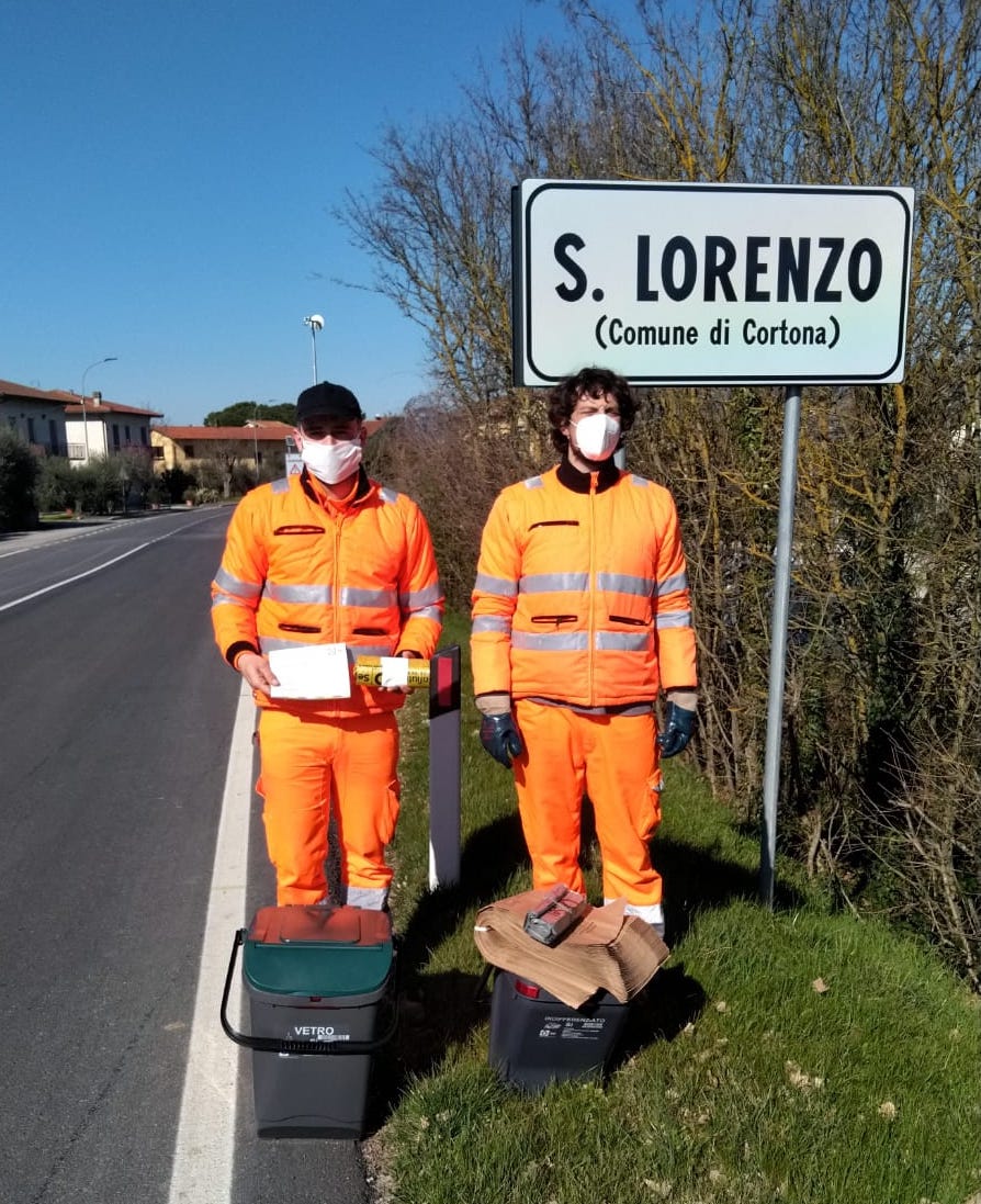 Cortona, prosegue l’estensione della raccolta dei rifiuti porta a porta