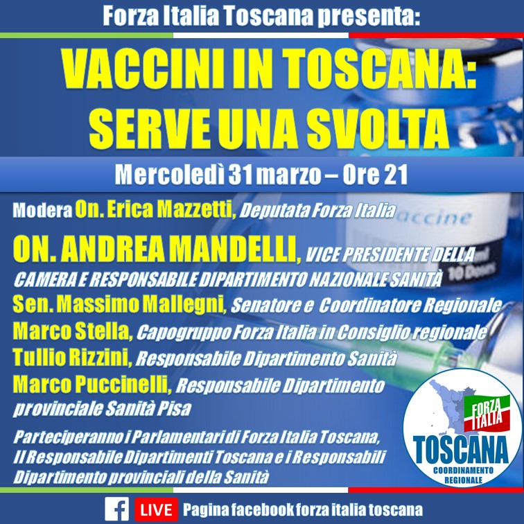 Vaccini in Toscana, serve una svolta
