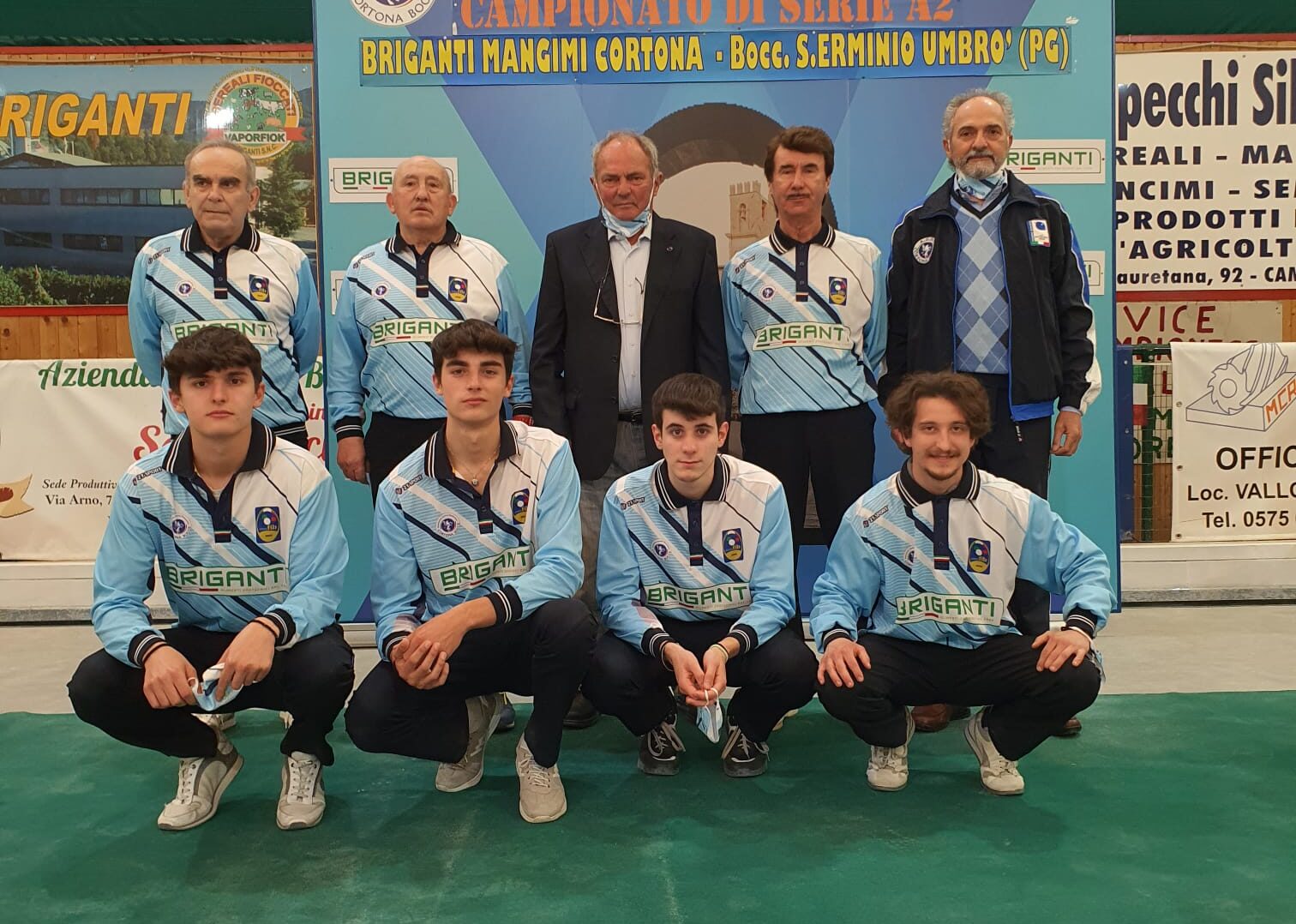 L’incontro tra la Briganti Mangimi Cortona e la bocciofila Sant’Erminio Umbrò (PG) si chiude con il punteggio di 5-3.