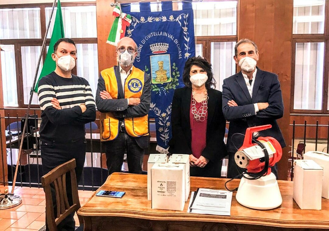 Nuova donazione del Lions Club Lucignano Val d’Esse al Comune di Civitella
