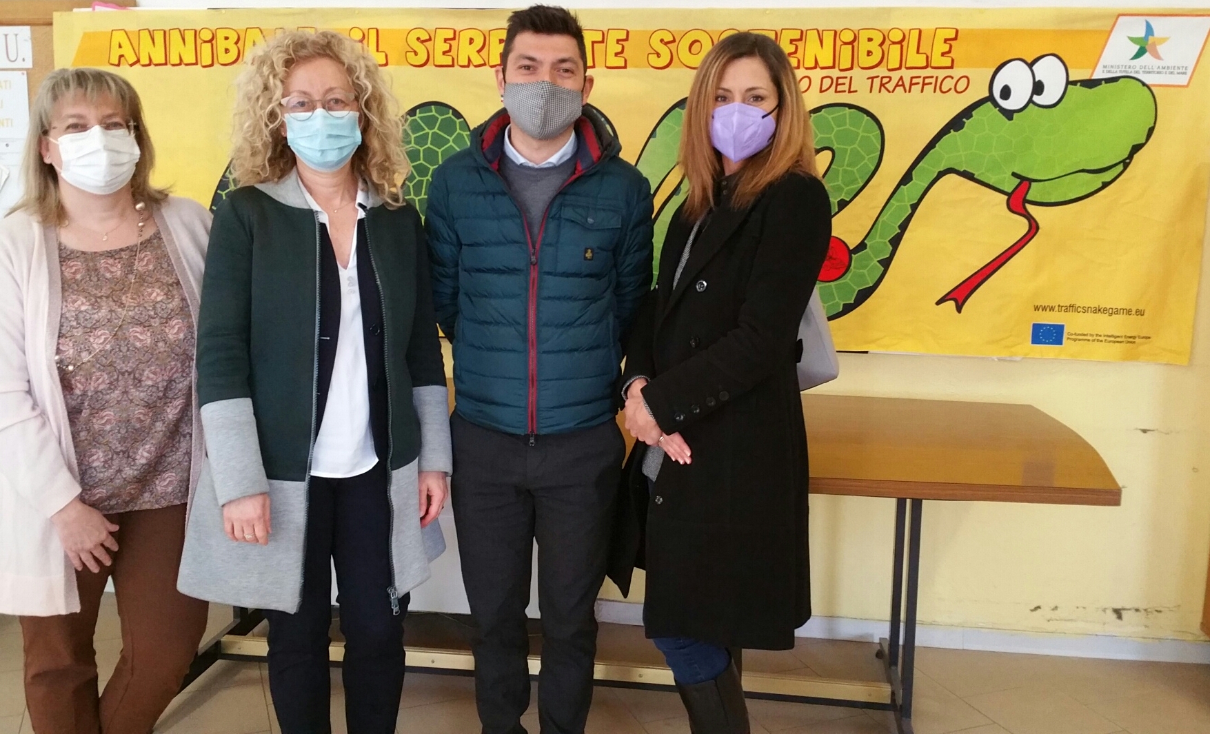 Ecco “Annibale il serpente sostenibile”: un progetto con 4 scuole primarie a fare da apripista. Spostamenti sicuri e all’insegna della salubrità