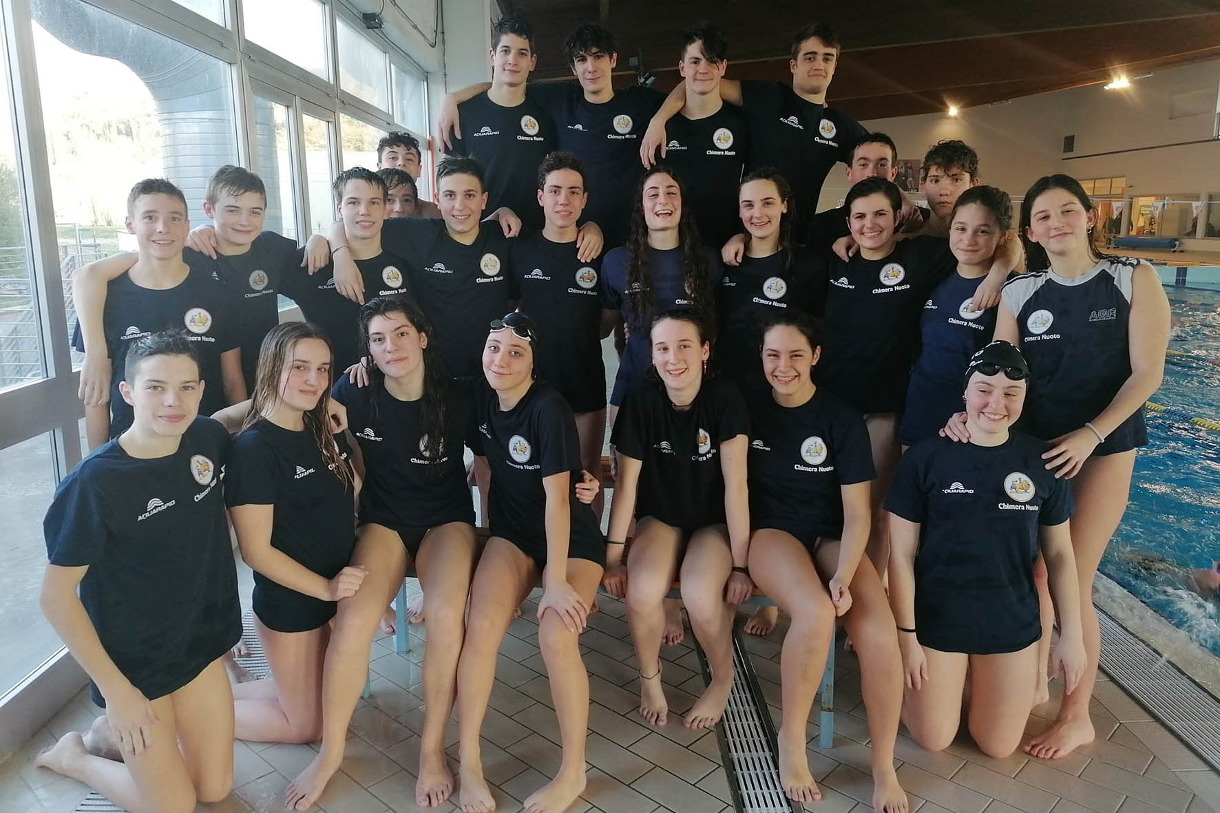 La Chimera Nuoto in vasca al Campionato Toscano Giovanile