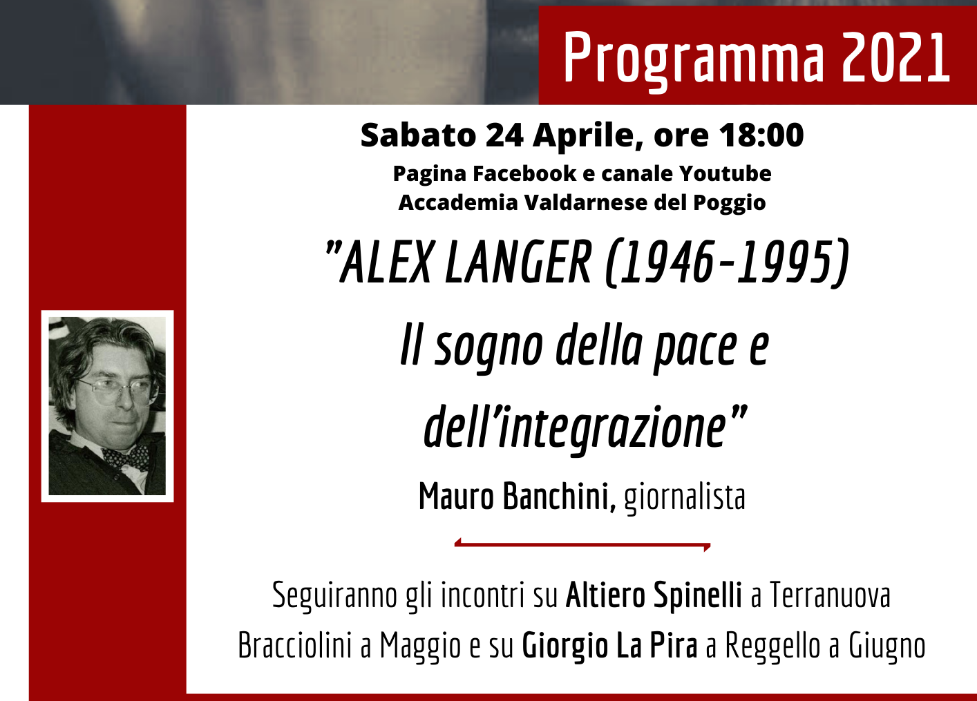 La filosofia e le battaglie di Alex Langer spiegate da Mauro Banchini