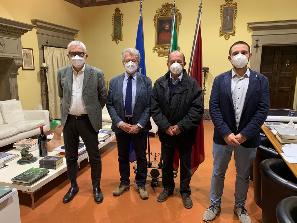 Melis e Cerbai (Coni) ricevuti da Sindaco e assessore allo sport a palazzo comunale
