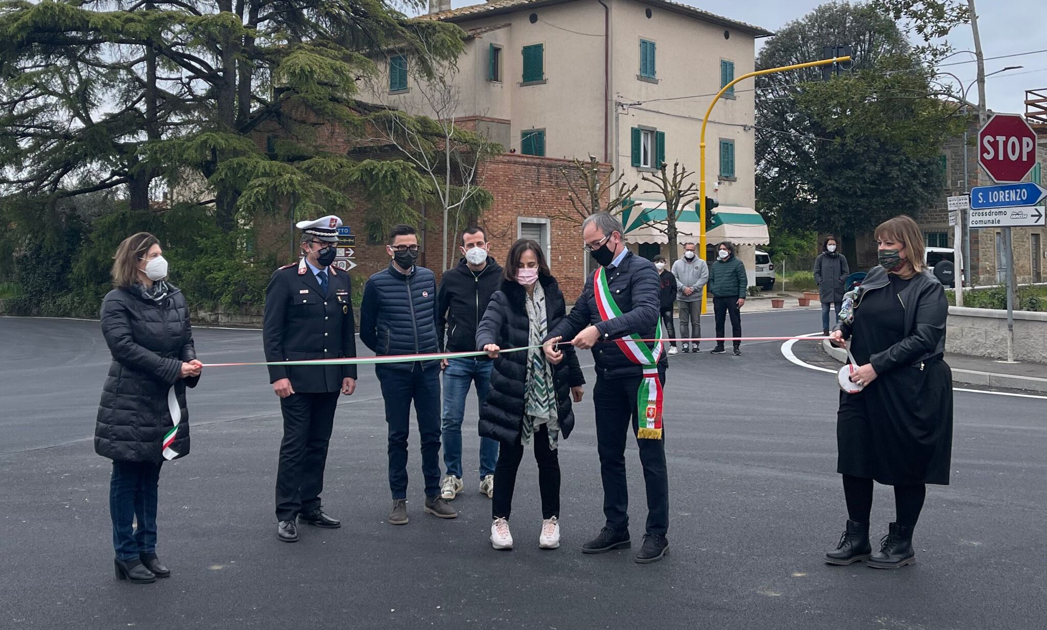 Cortona, prosegue il piano «Frazioni sicure». Attivato il semaforo di Pietraia
