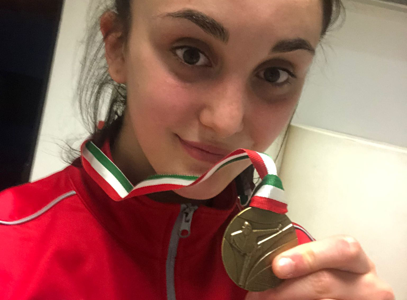 Francesca Gaglioti conquista la medaglia di bronzo categoria -55kg ai campionati italiani karate under 21 di Ostia