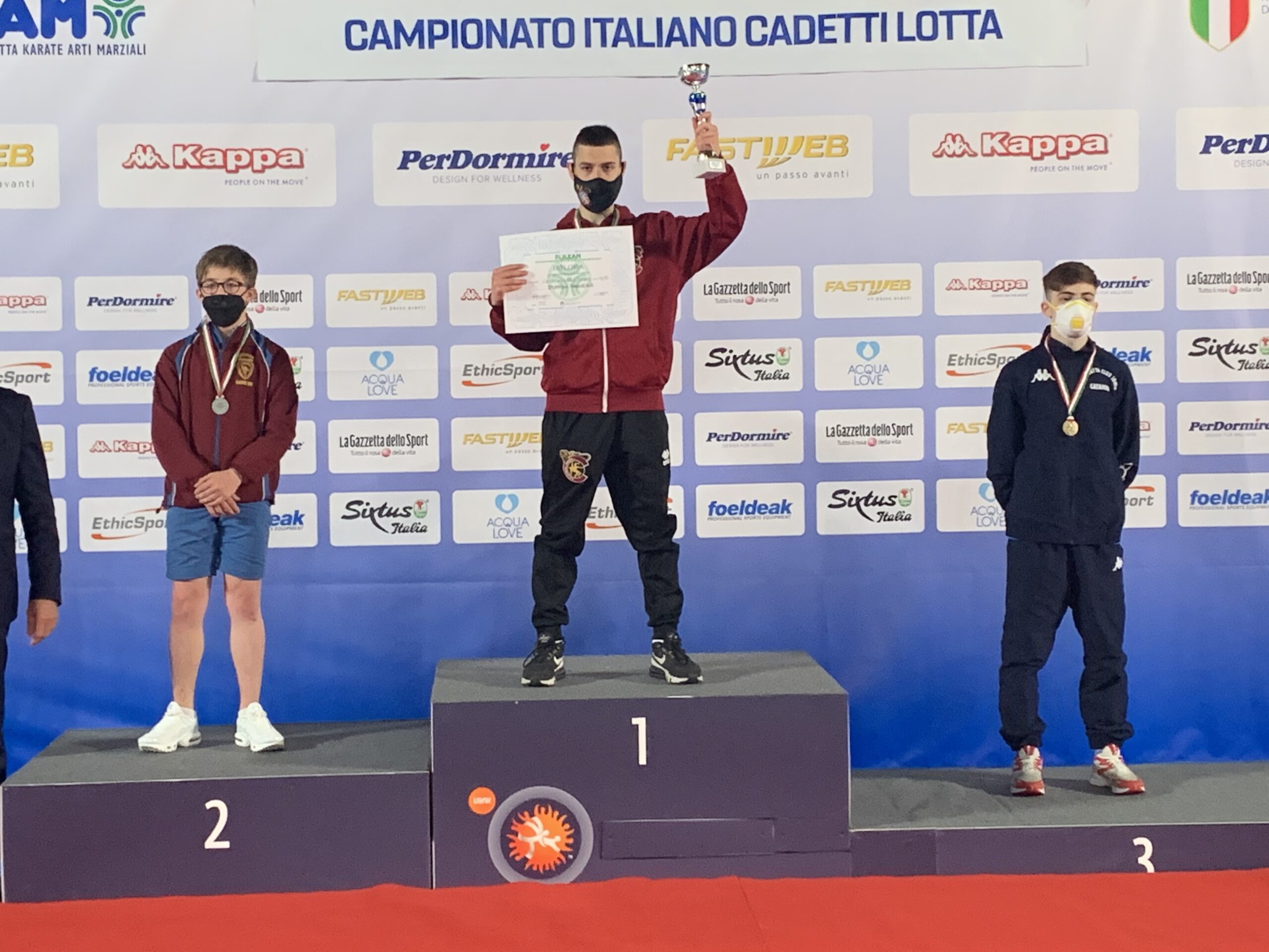 Francesco Stopponi è campione d’Italia di lotta greco-romana