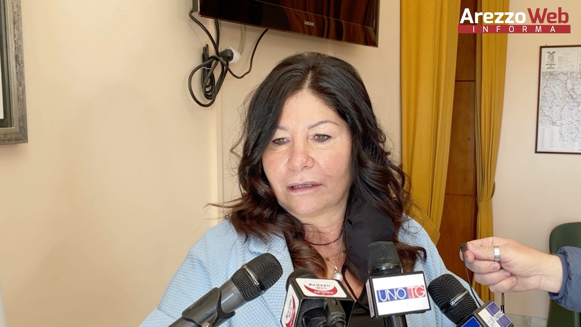 Il saluto alla città di Arezzo del nuovo Prefetto la Dr.ssa Maddalena De Luca
