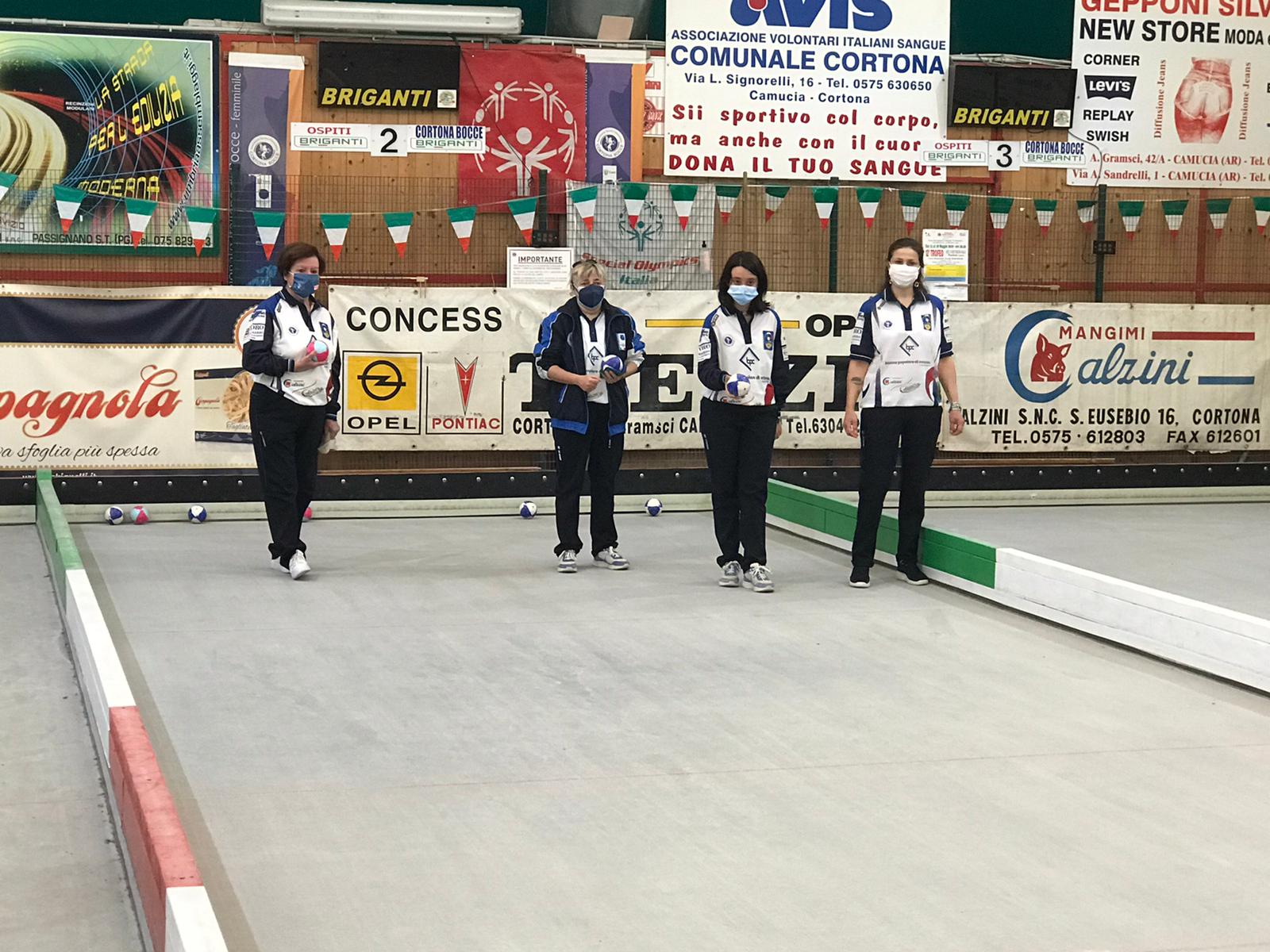 Bocce, la quinta giornata del Campionato di Società Femminile