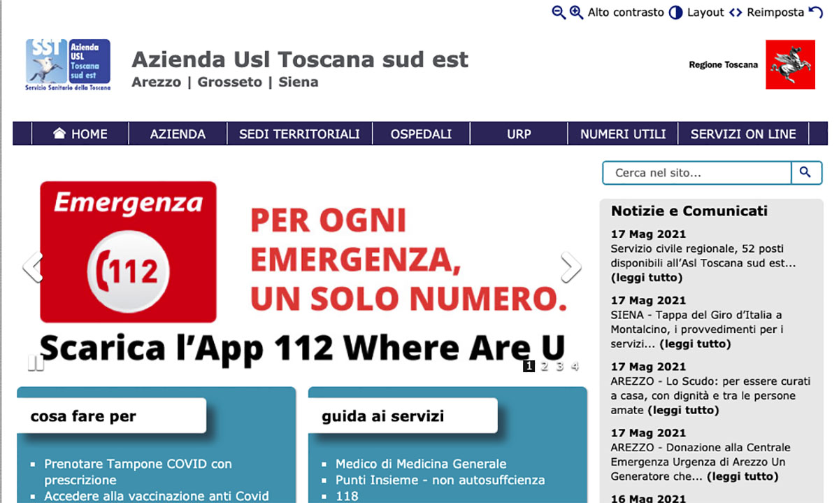 Servizio civile regionale, 52 posti disponibili all’Asl Toscana sud est. Iscrizioni aperte fino al 28 maggio