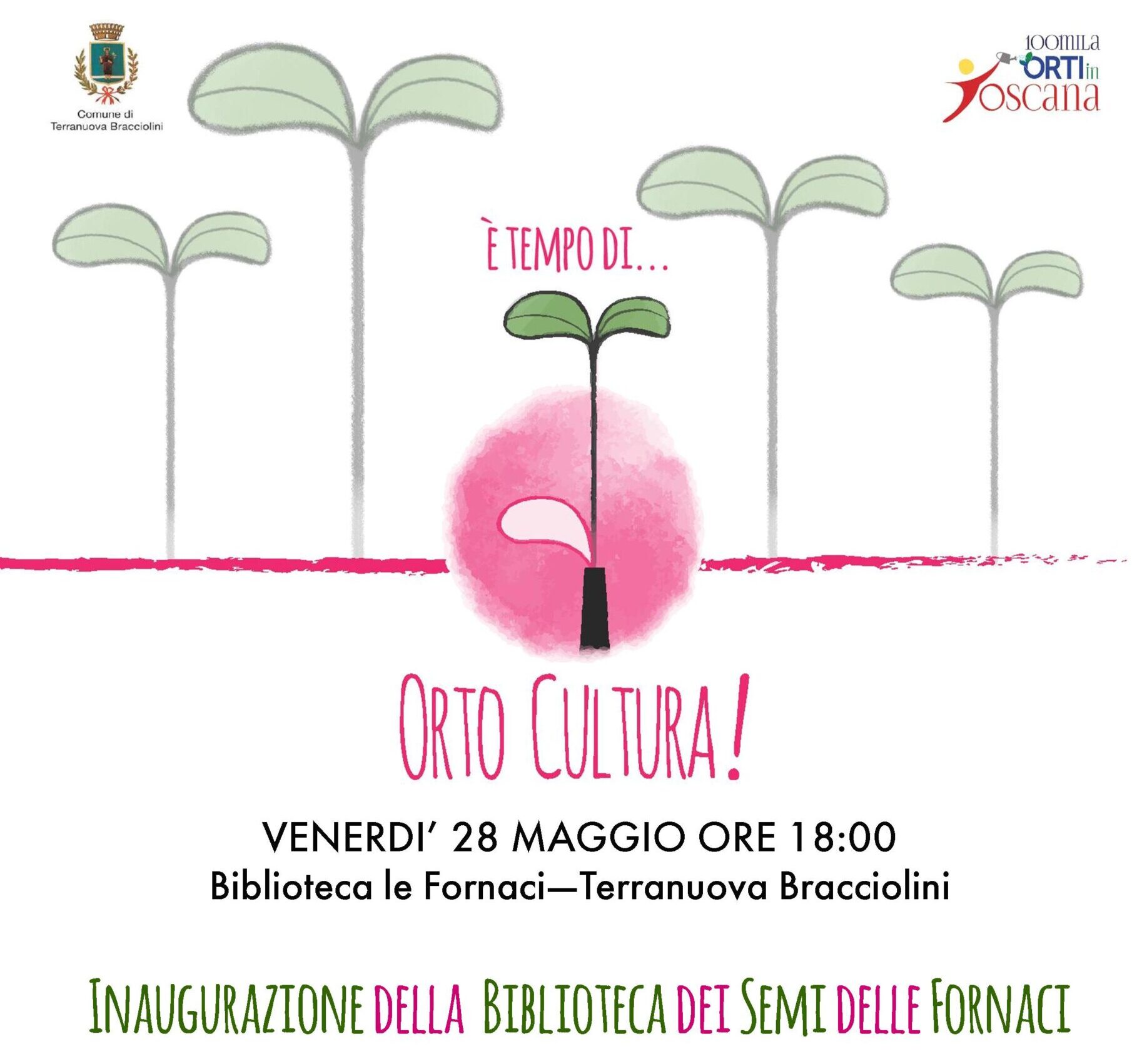 Venerdì 28 maggio inaugurazione della Biblioteca dei Semi alle Fornaci